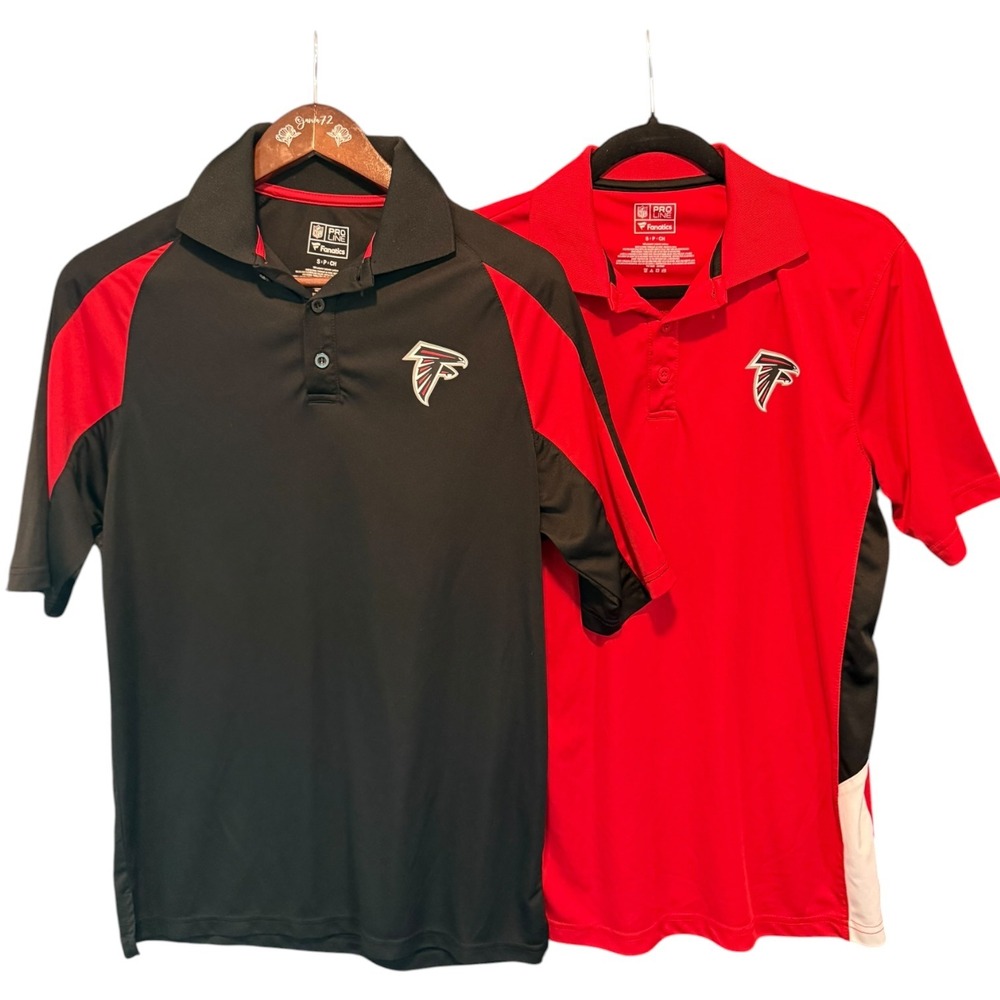 NFL‎ Pro Line Fanatics Atlanta Falcons Polo Shirts Bundle Mens Small  2pk